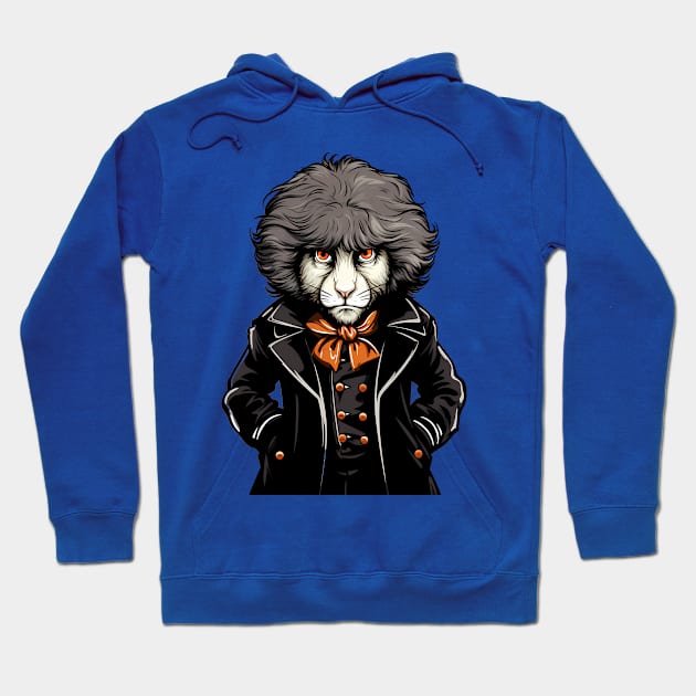 halloween grey hair lion Hoodie by Nosametee